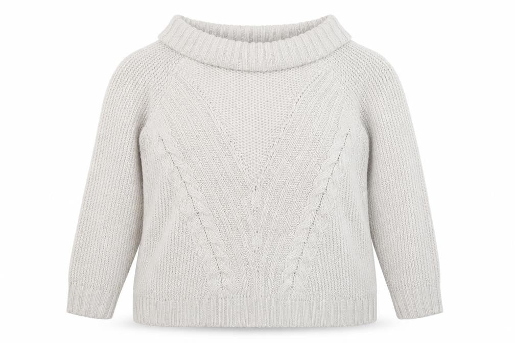 Front view of George women’s grey jumper, size UK 18