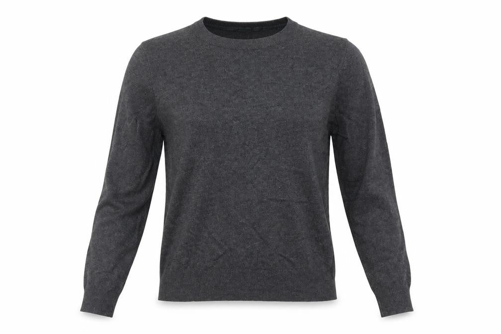 Front view of Zara women’s grey jumper, size S
