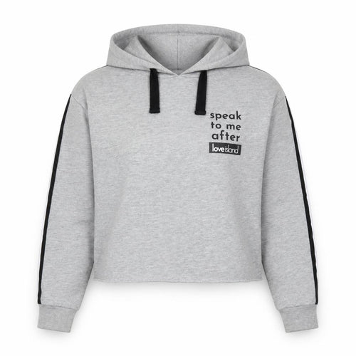 Primark Womens Grey   Pullover Hoodie Size 12  - Speak to me after Love Island