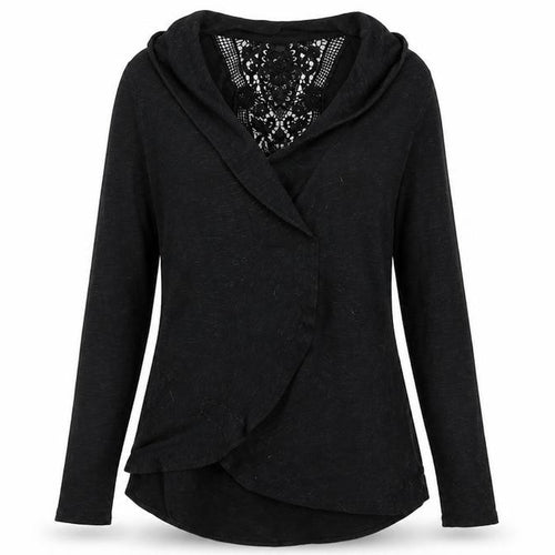 Eyeshadow Womens Black Floral  Cardigan Jumper Size M