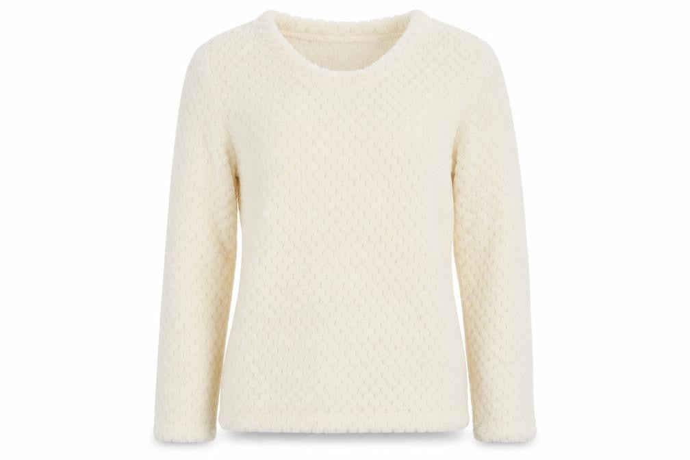 Front view of George women’s ivory jumper, size UK 12