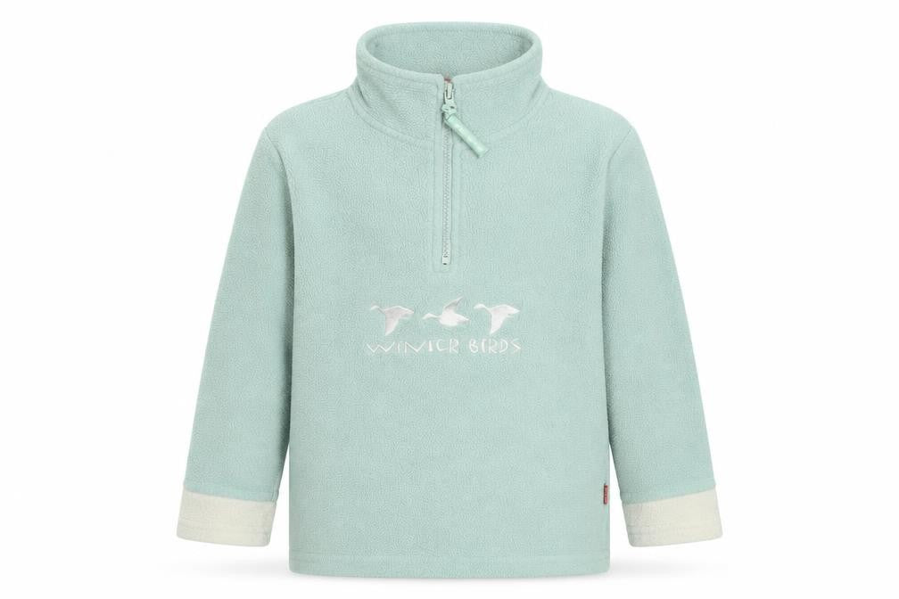 Front view of TOP HIT COLLECTION boys’ green jumper, size 5-6, years