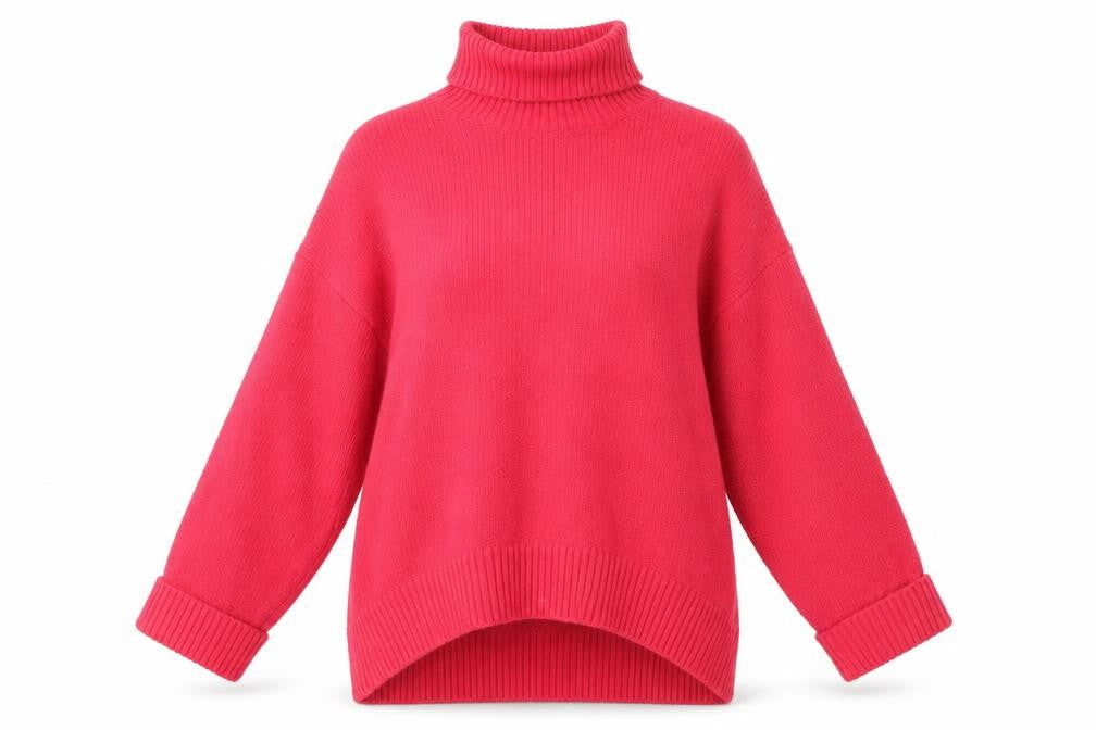 Front view of Oasis women’s pink jumper, size S