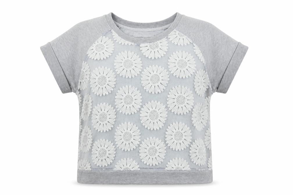 Front view of Primark women’s grey jumper, size UK 14