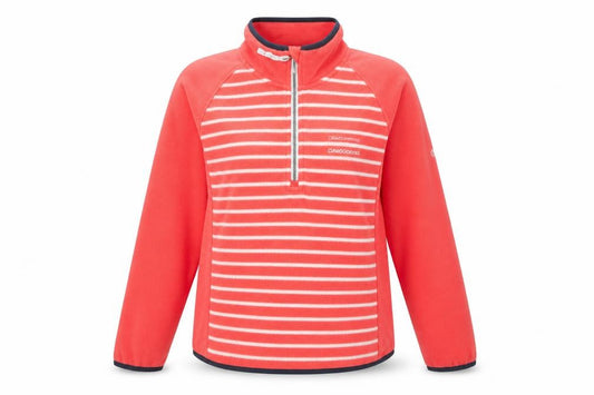 Front view of Craig hoppers women’s multicoloured striped jumper, size UK 12