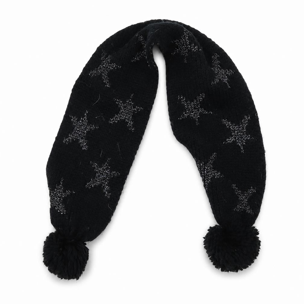 M&S Girls Black   Scarf Scarves & Wraps One Size