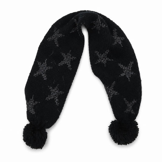 M&S Girls Black   Scarf Scarves & Wraps One Size