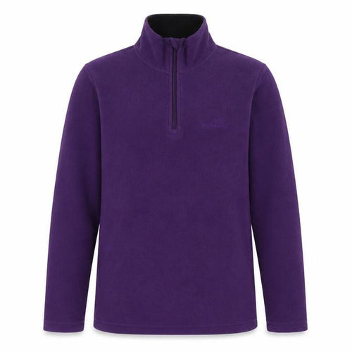 Freedom Trial Womens Purple  Fleece Henley Jumper Size 6