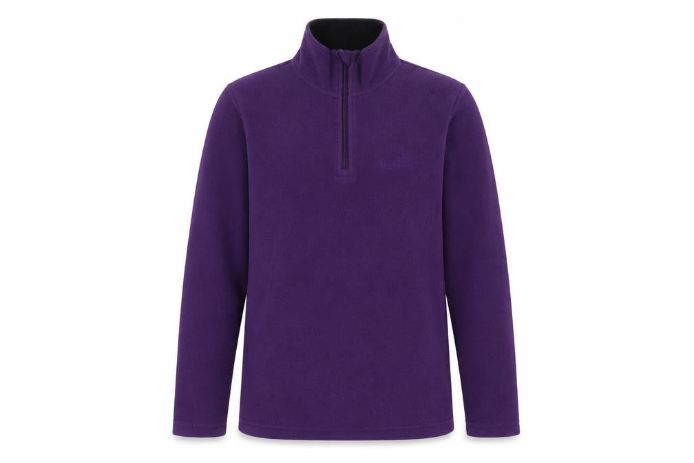 Freedom Trial Womens Purple  Fleece Henley Jumper Size 6