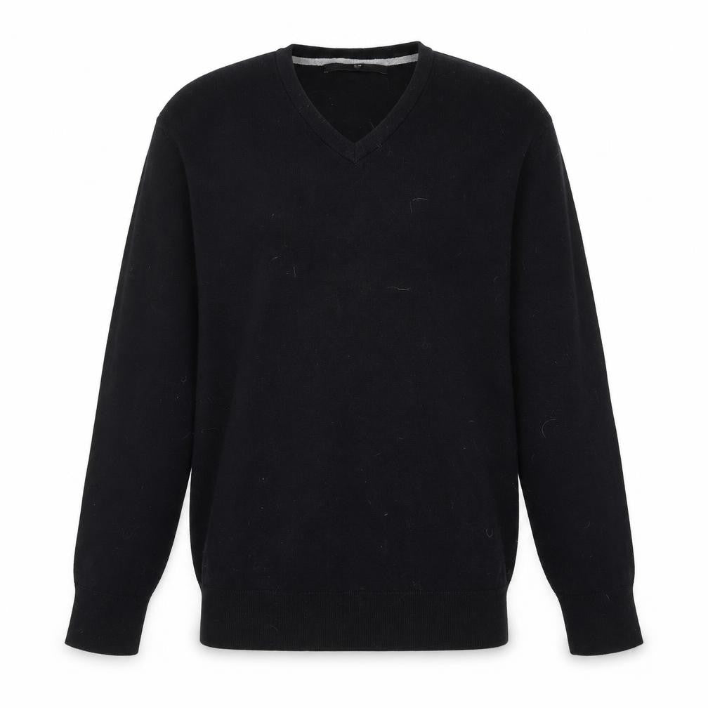 Front view of Very men’s black jumper, size M