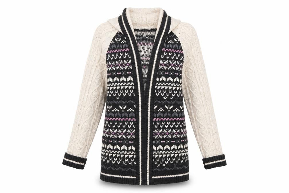 Blonde & Blonde Womens Multicoloured Argyle/Diamond  Cardigan Jumper Size 10