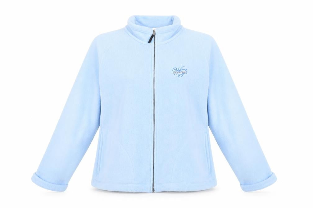 Antigua Womens Blue  Fleece Full Zip Jumper Size L