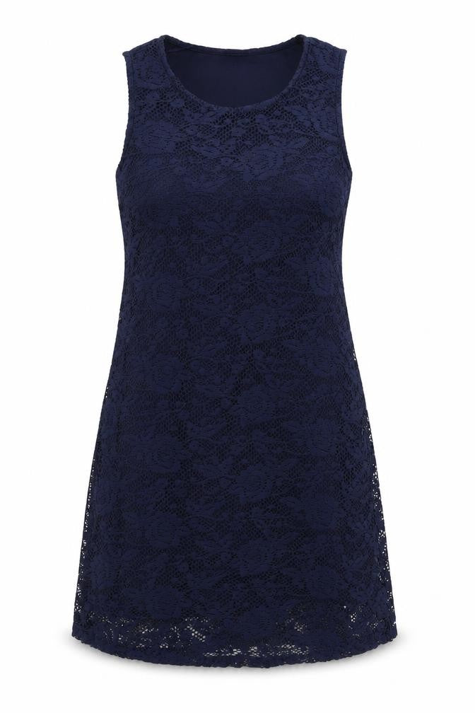 Front view of George women’s blue a-line, size UK 8