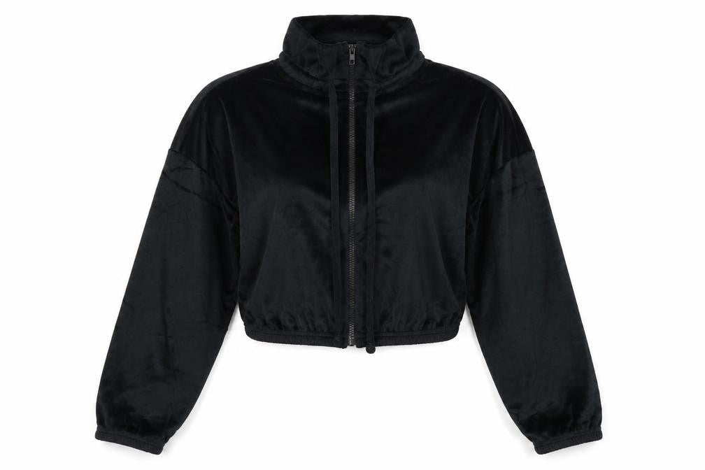 Front view of Urban Bliss women’s black cardigan jumper, size L