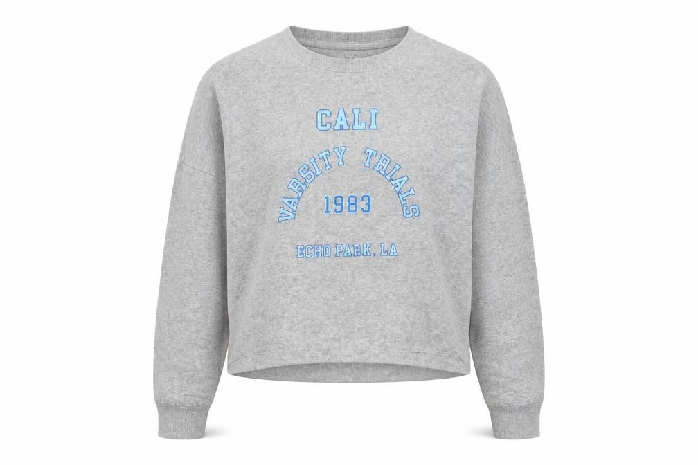 Front view of Primark women’s grey jumper, size S