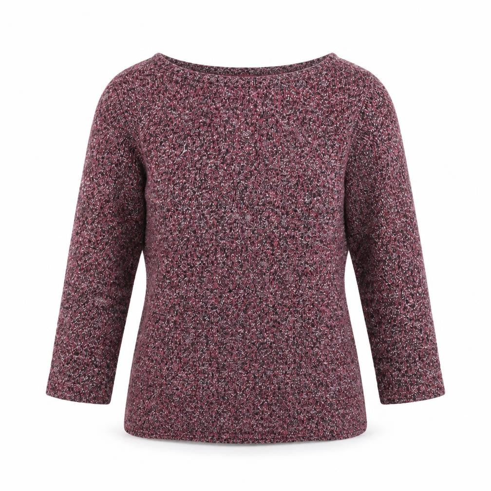 Front view of New Look women’s red jumper, size UK 6