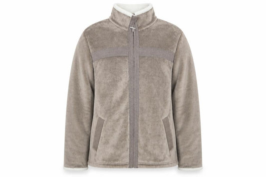 Front view of Next women’s brown jacket coatigan, size UK 14