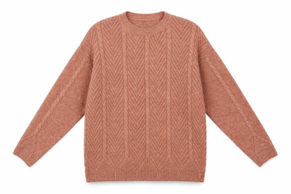 Front view of George women’s orange jumper, size S