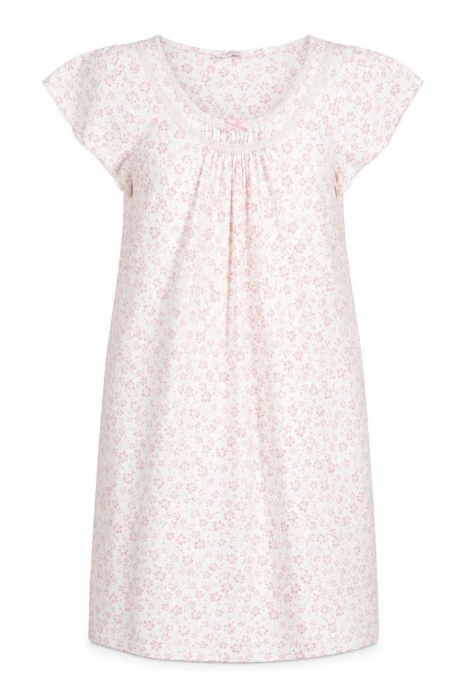 Preworn Womens Blue Floral  Top Pyjama Top Size 8