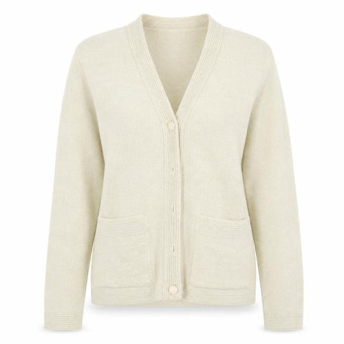 Preworn Womens Beige   Cardigan Jumper Size S