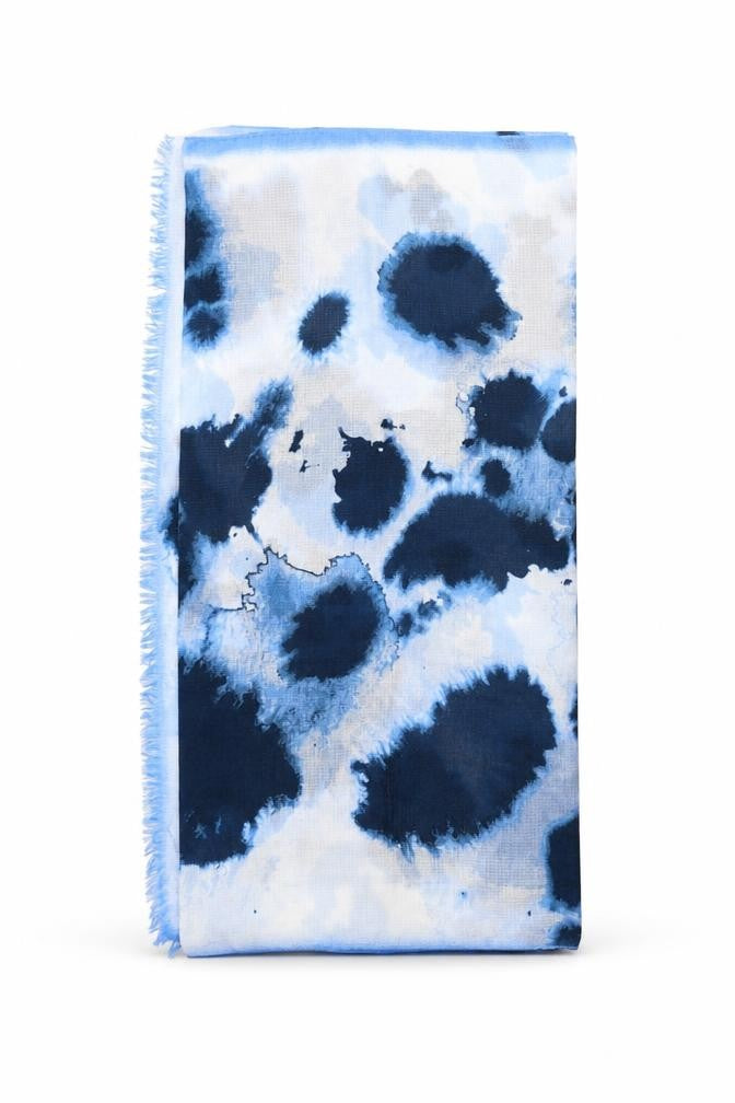 Front view of Next unisex blue shawl/wrap