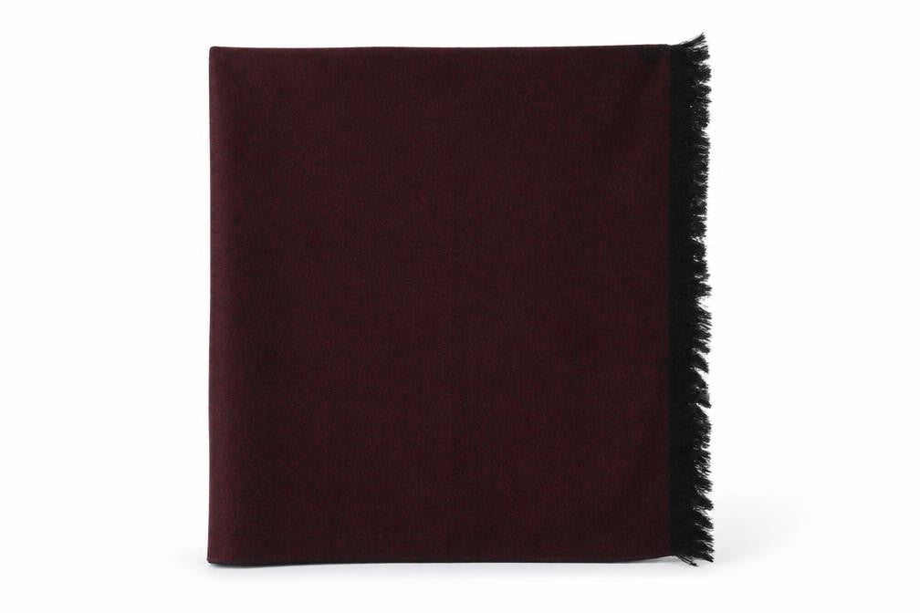 Front view of Preworn women’s red shawl/wrap