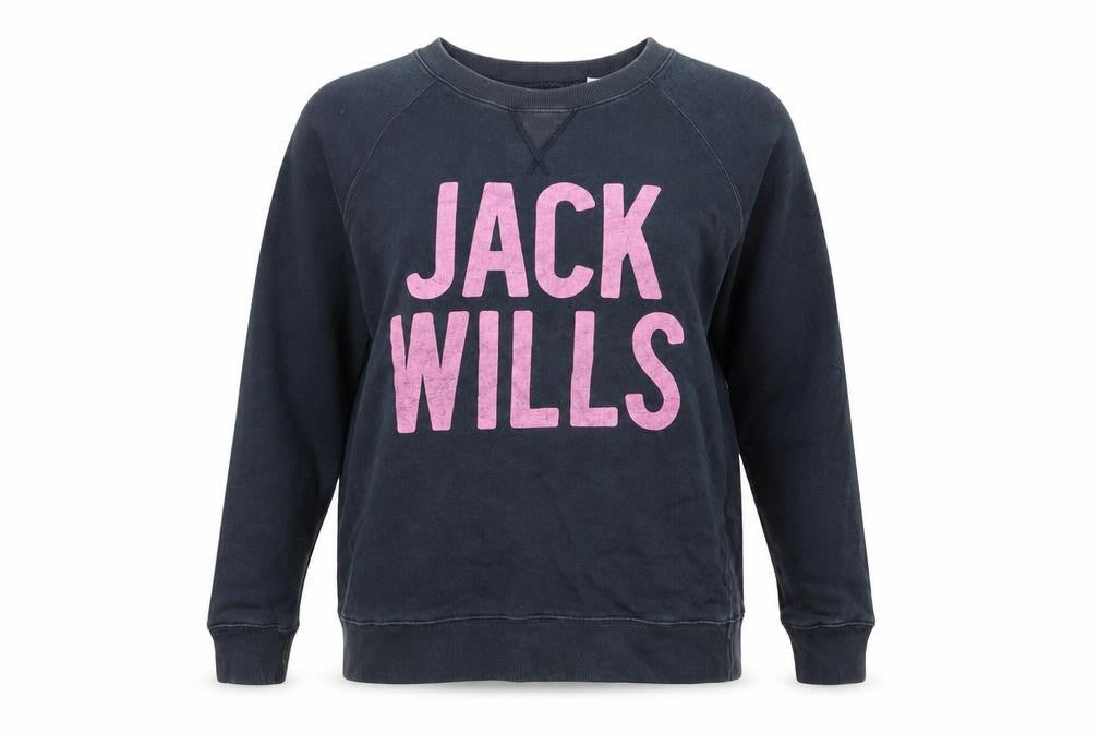 Jack Wills Womens Blue   Pullover Sweatshirt Size 8  - Jack Wills