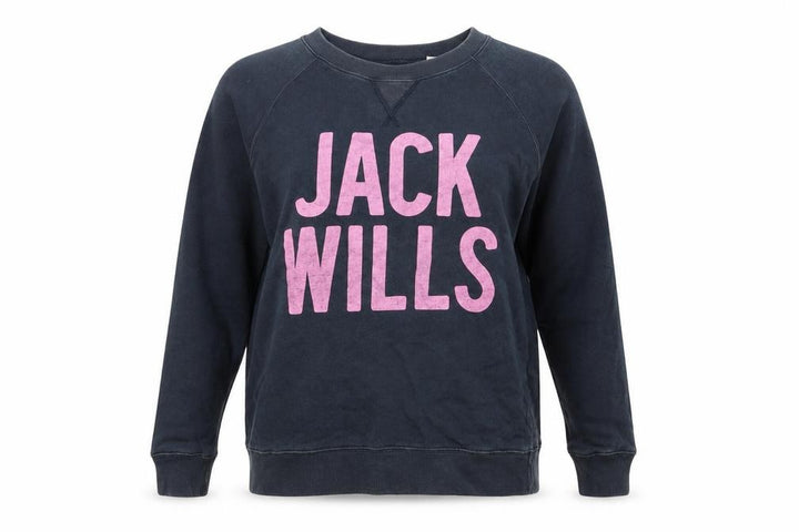 Jack Wills Womens Blue Pullover Sweatshirt Size 8 - Jack Wills