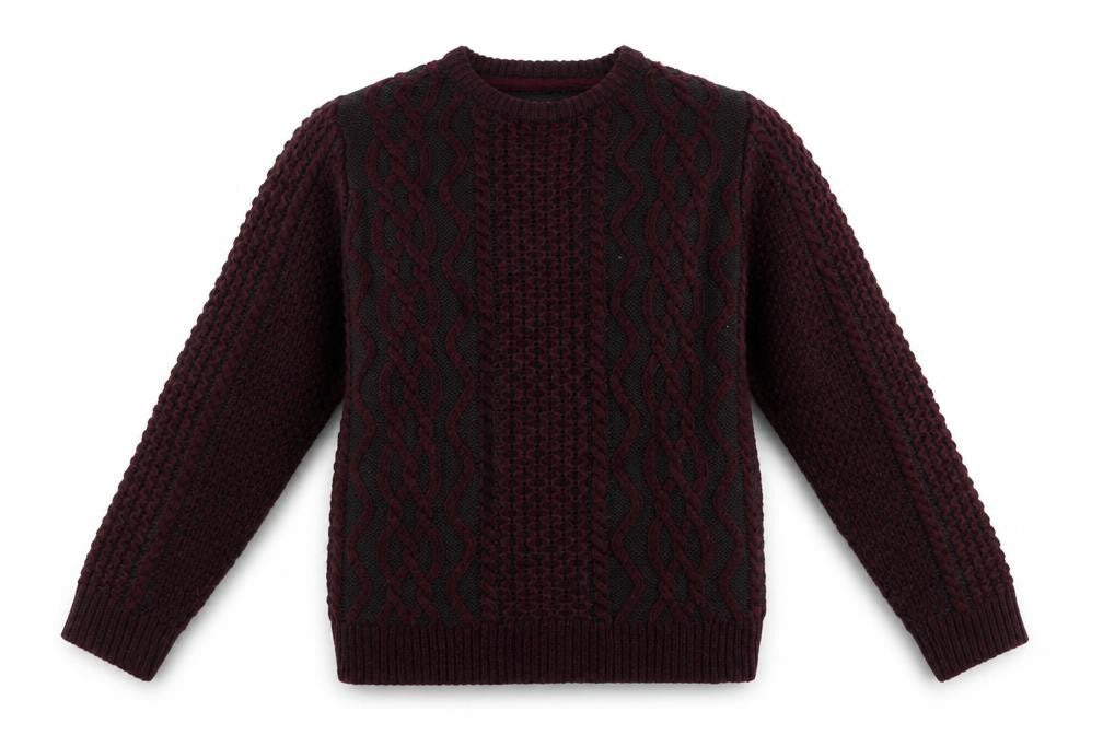 Blackwood Boys Purple   Pullover Jumper Size 9-10 Years  - Chunky knit