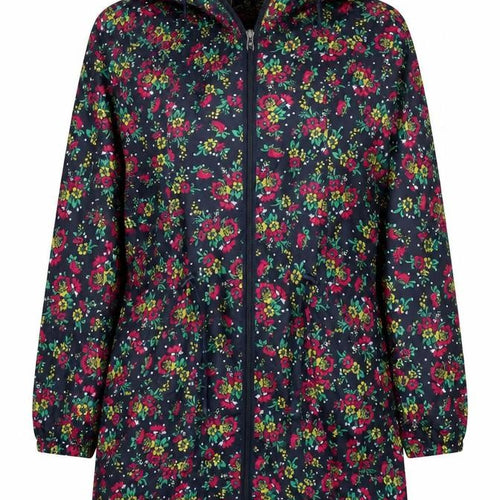 Originals Womens Multicoloured Floral  Anorak Coat Size 10