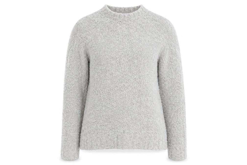 Front view of Primark women’s beige jumper, size UK 6