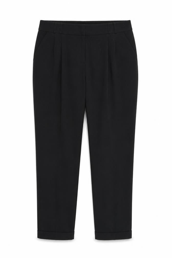 M&Co Womens Black   Trousers  Size 12 L29 in