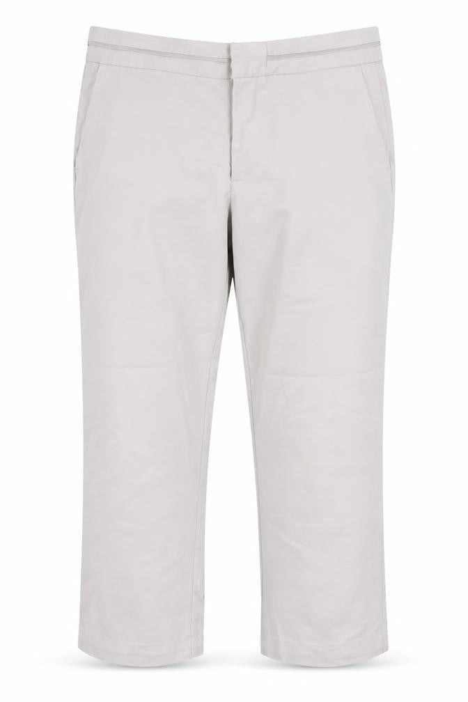 Mango Womens Grey Pedal Pusher Trousers Size 12 L24 in