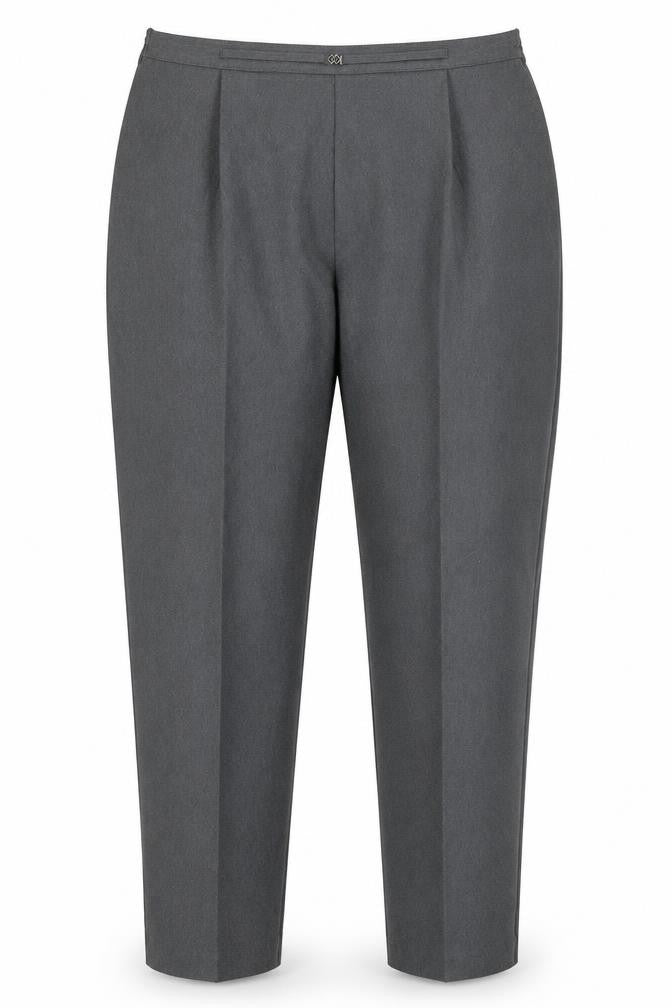 Berkertex Womens Grey   Dress Pants Trousers Size 18 L26 in