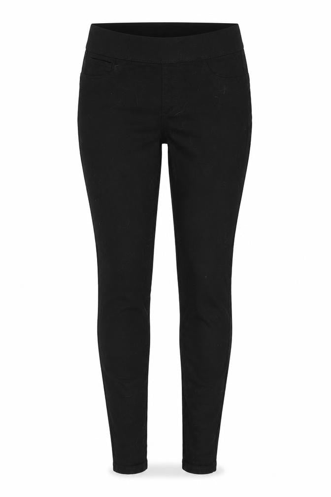 Denim & Co. Womens Black  Denim Jegging Jeans Size 8 L28 in