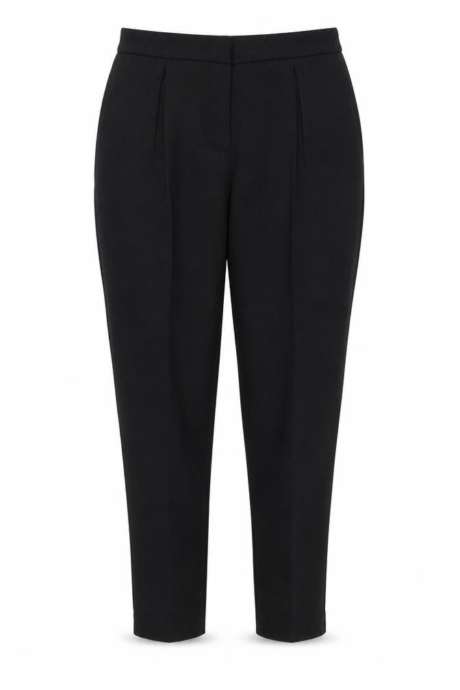 Preworn Womens Black   Trousers  Size 12 L25 in