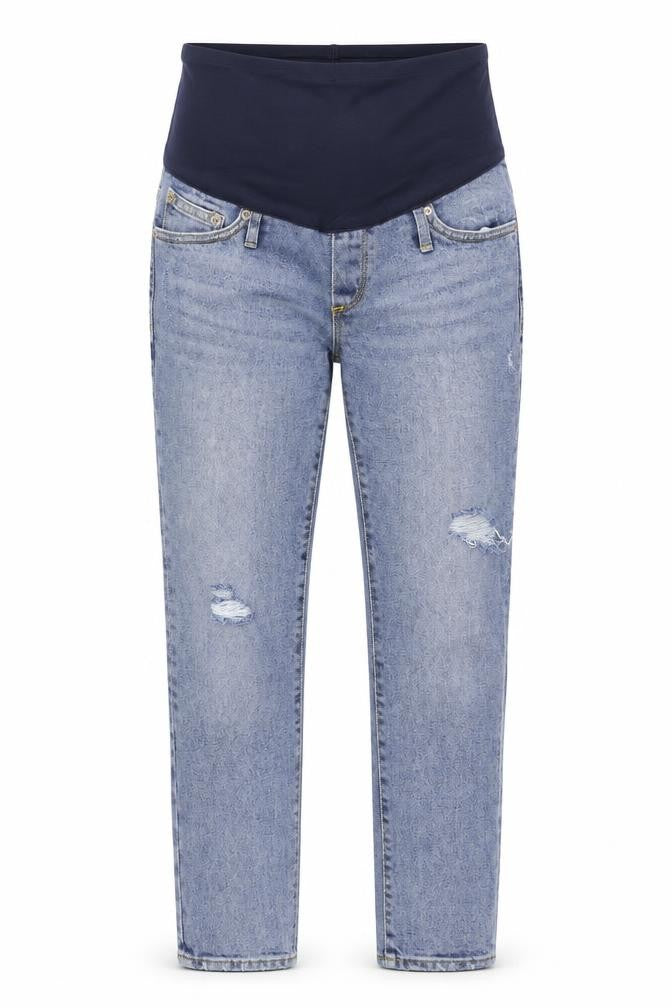GA Womens Blue  Denim Straight Jeans Size 6 L25 in