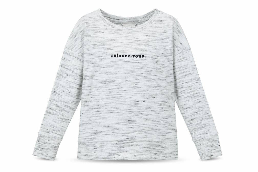 Front view of Marks & Spencer women’s grey basic t-shirt, size UK 8