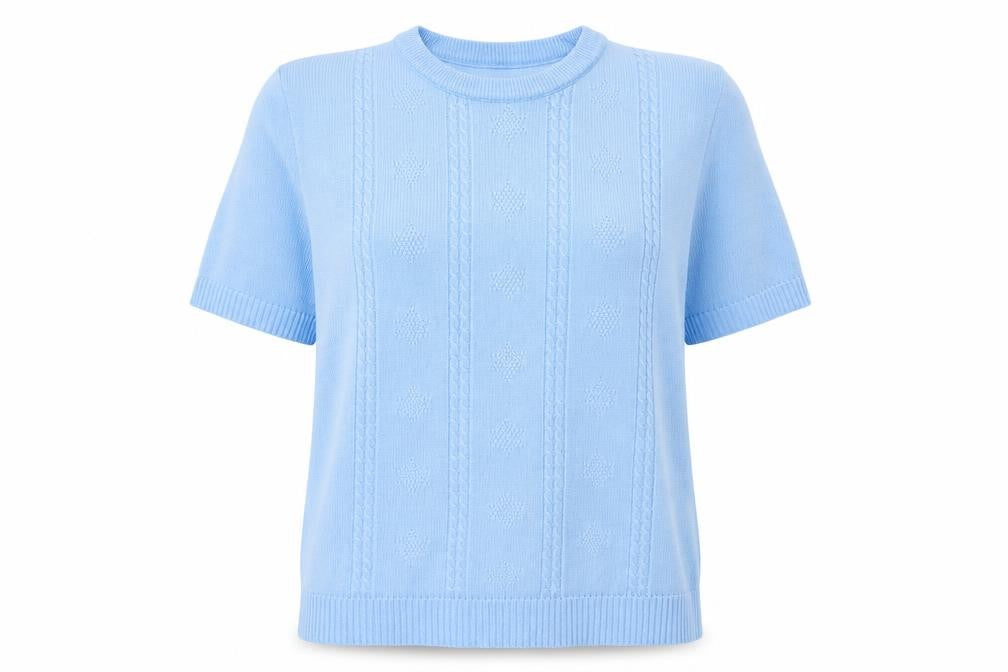 Preworn Womens Blue   Basic T-Shirt Size S