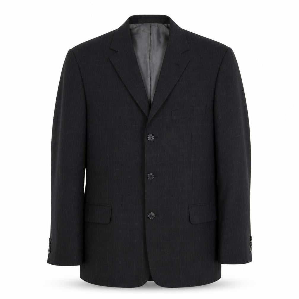 Front view of Marks & Spencer men’s grey jacket blazer, size L