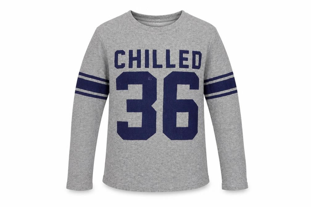 Front view of H&M boys’ grey jumper, size 7-8, years