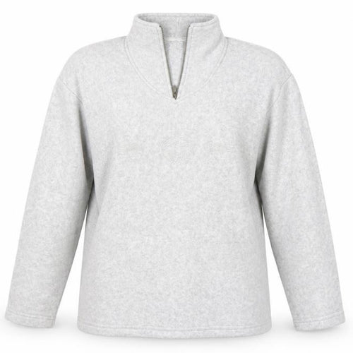 Giani Seroti Womens Grey  Fleece Henley Jumper Size S
