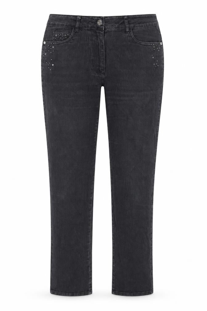 Bexleys Womens Black  Denim Straight Jeans Size 10 L31 in