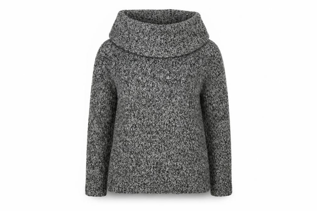 Front view of TIGI women’s grey jumper, size UK 10