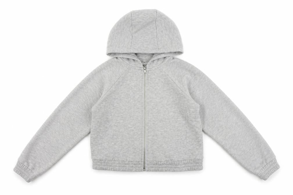 M&Co Girls Grey   Full Zip Hoodie Size 11-12 Years