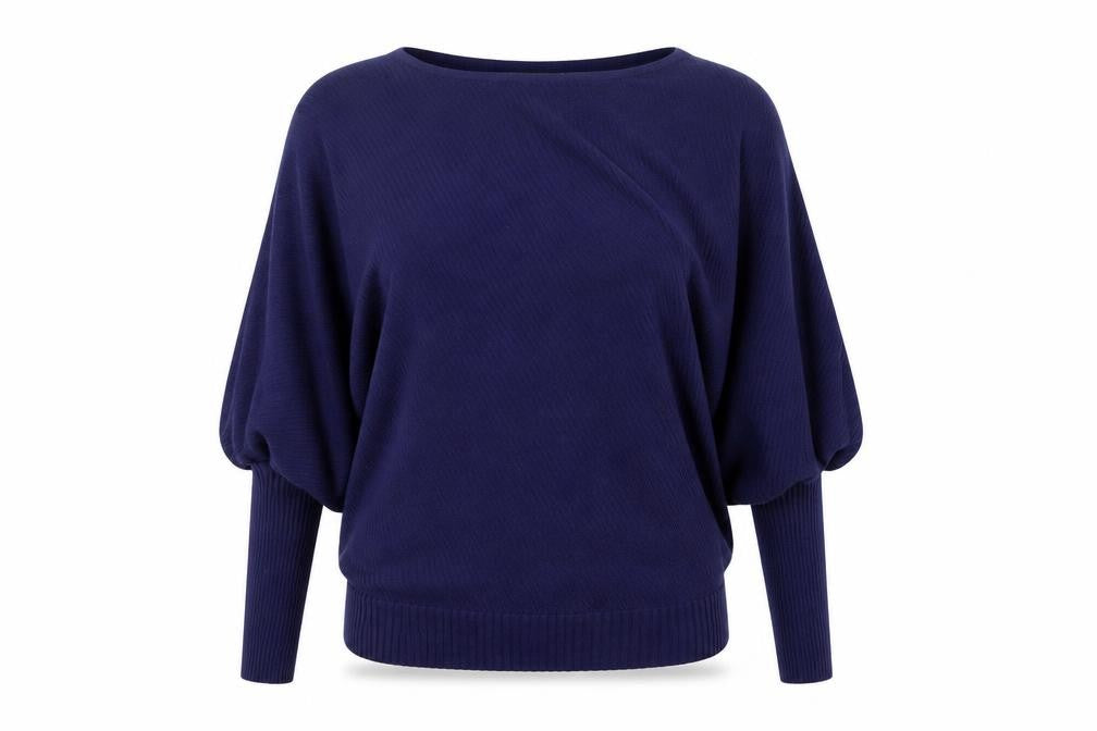 Front view of Yoins women’s blue jumper, size M