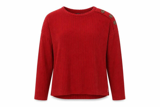 Front view of Primark women’s red jumper, size S