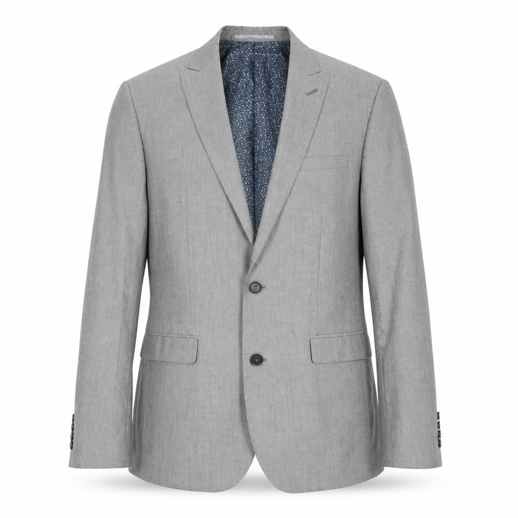 Front view of Cedarwood State men’s grey jacket suit jacket, size 40