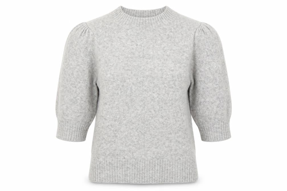 Front view of Next women’s grey jumper, size UK 10