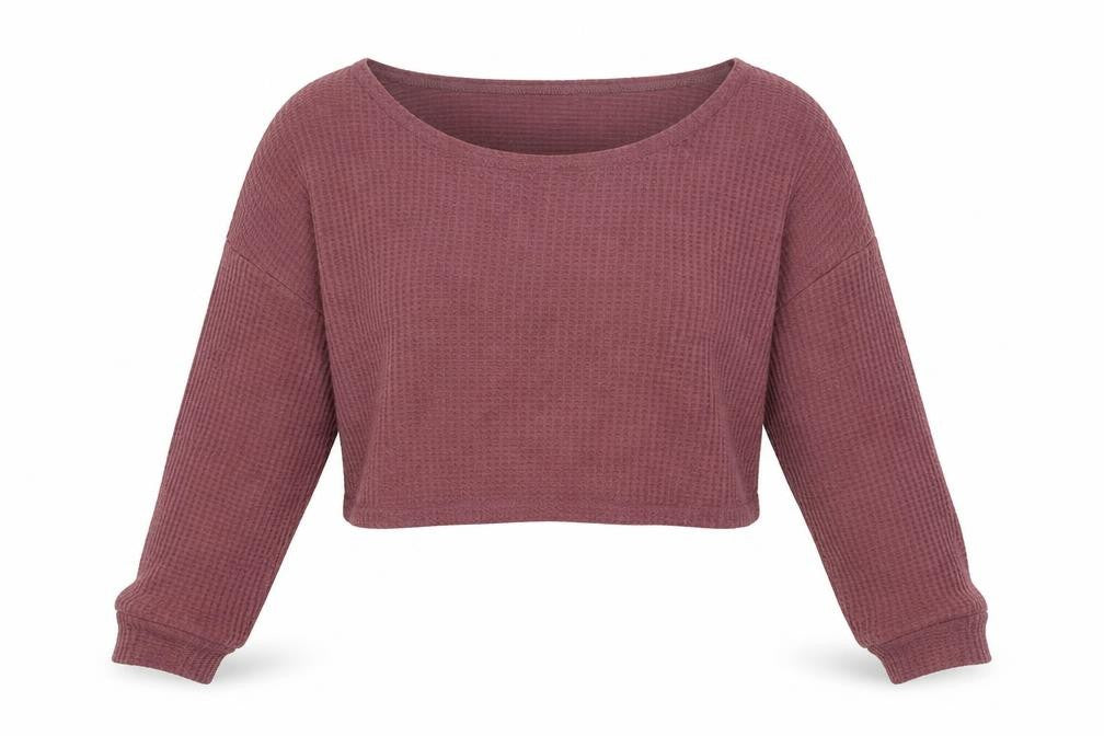 Front view of Preworn women’s pink jumper, size XL